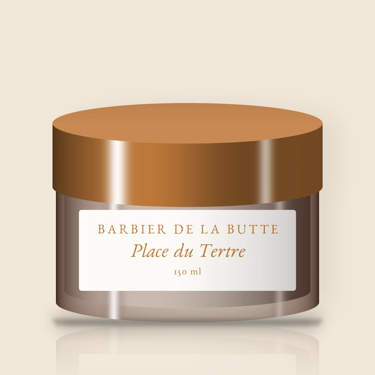 Masque capillaire revitalisant Place du Tertre – Barbier de la Butte, pot 150 ml