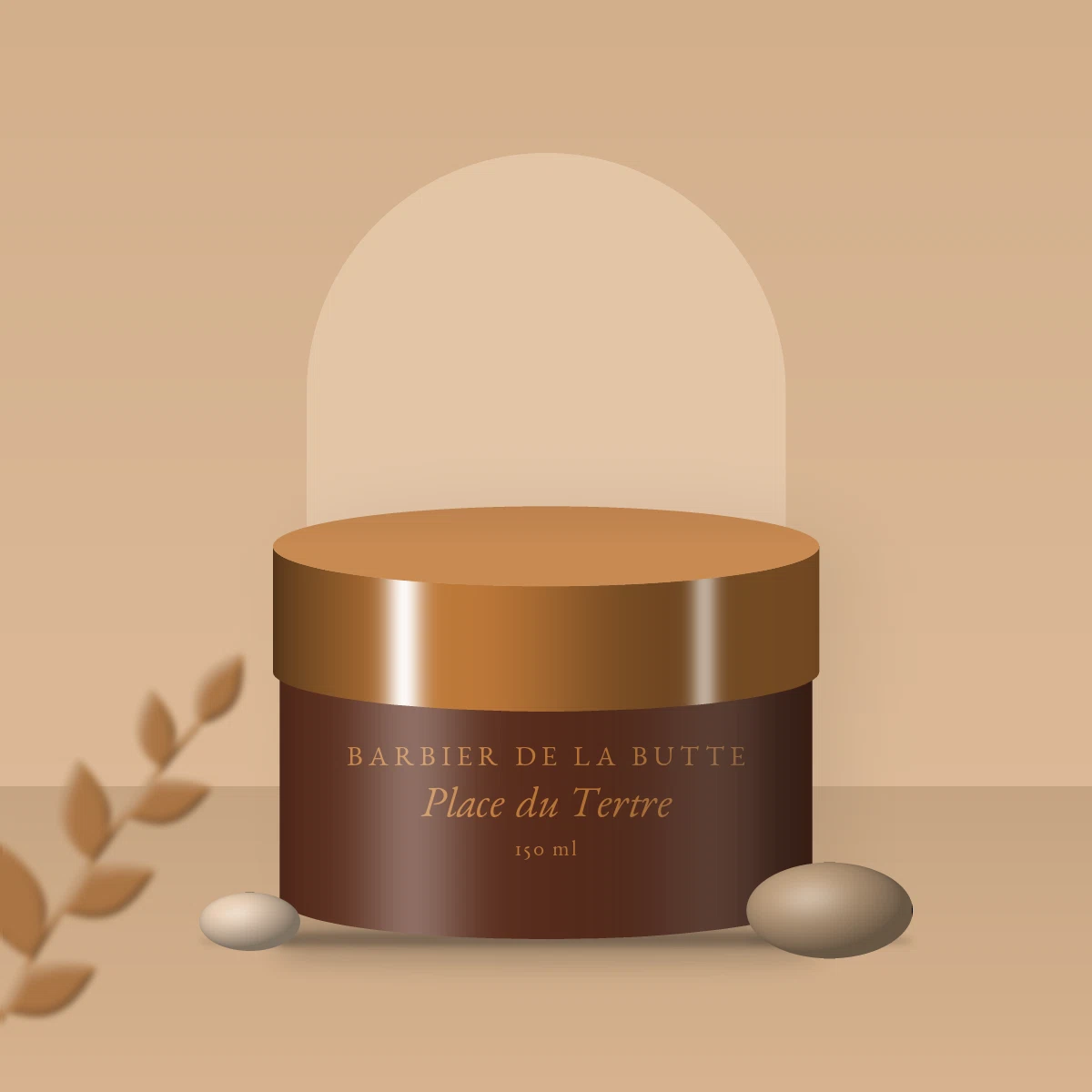Masque capillaire revitalisant Place du Tertre – Barbier de la Butte, photo d'ambiance