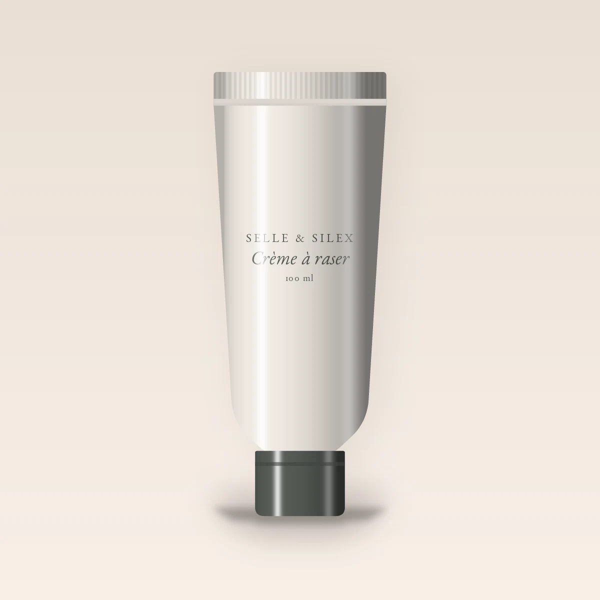 Crème à raser confort intense à l'aloe vera – Selle & Silex, tube 100 ml
