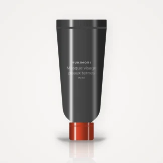 Masque visage peaux ternes à l'acide hyaluronique – Yukimori, tube 75 ml