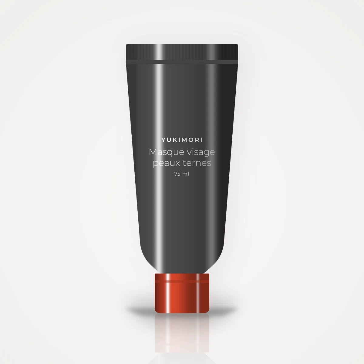 Masque visage peaux ternes à l'acide hyaluronique – Yukimori, tube 75 ml