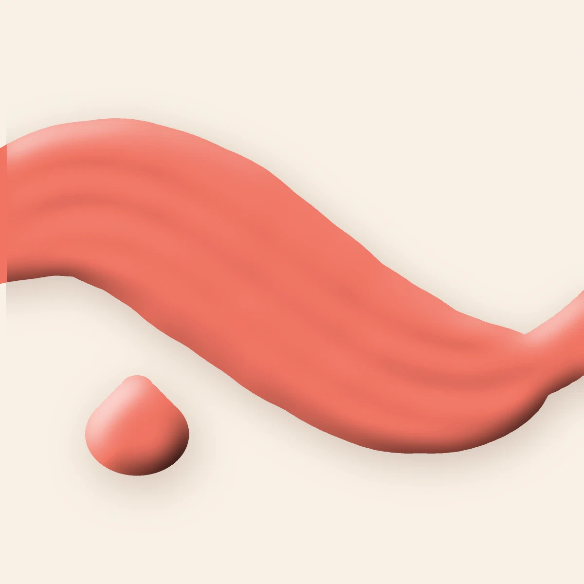 Gloss Sable Chaud à l'acide hyaluronique – Terre d'Ocrelle, aperçu de la teinte 06 Corail