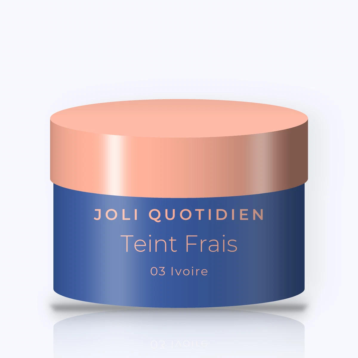 Poudre Teint Frais nomade – Joli Quotidien, pot 12 g, teinte 03 Ivoire