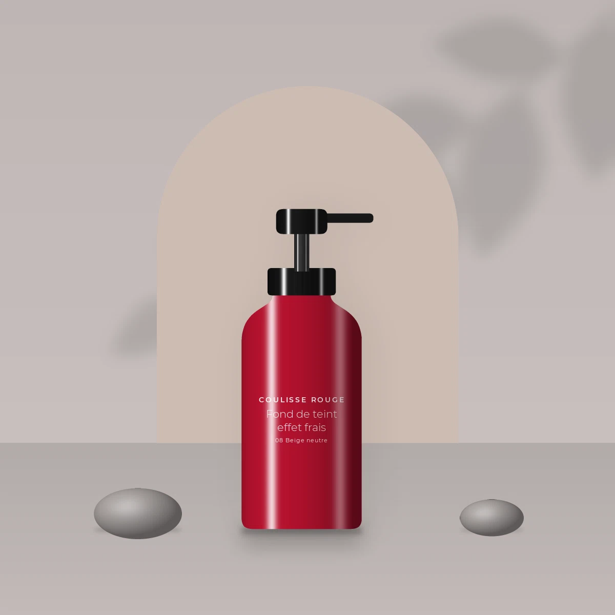 Fond de teint effet frais à l'eau de bleuet – Coulisse Rouge, photo d'ambiance