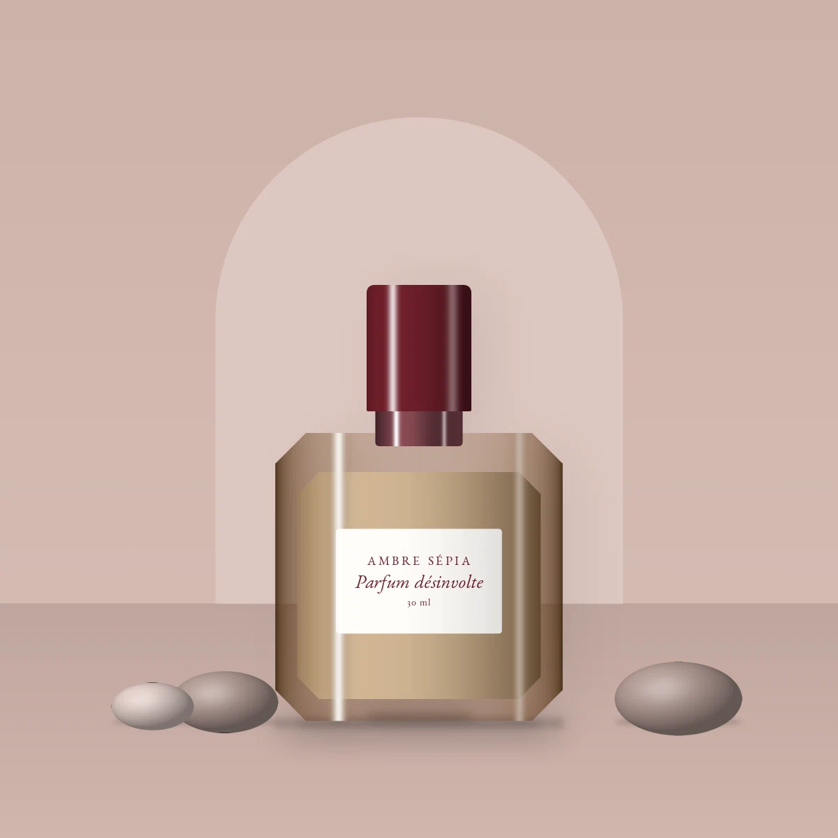 Parfum désinvolte à la tubéreuse – Ambre Sépia, photo d'ambiance