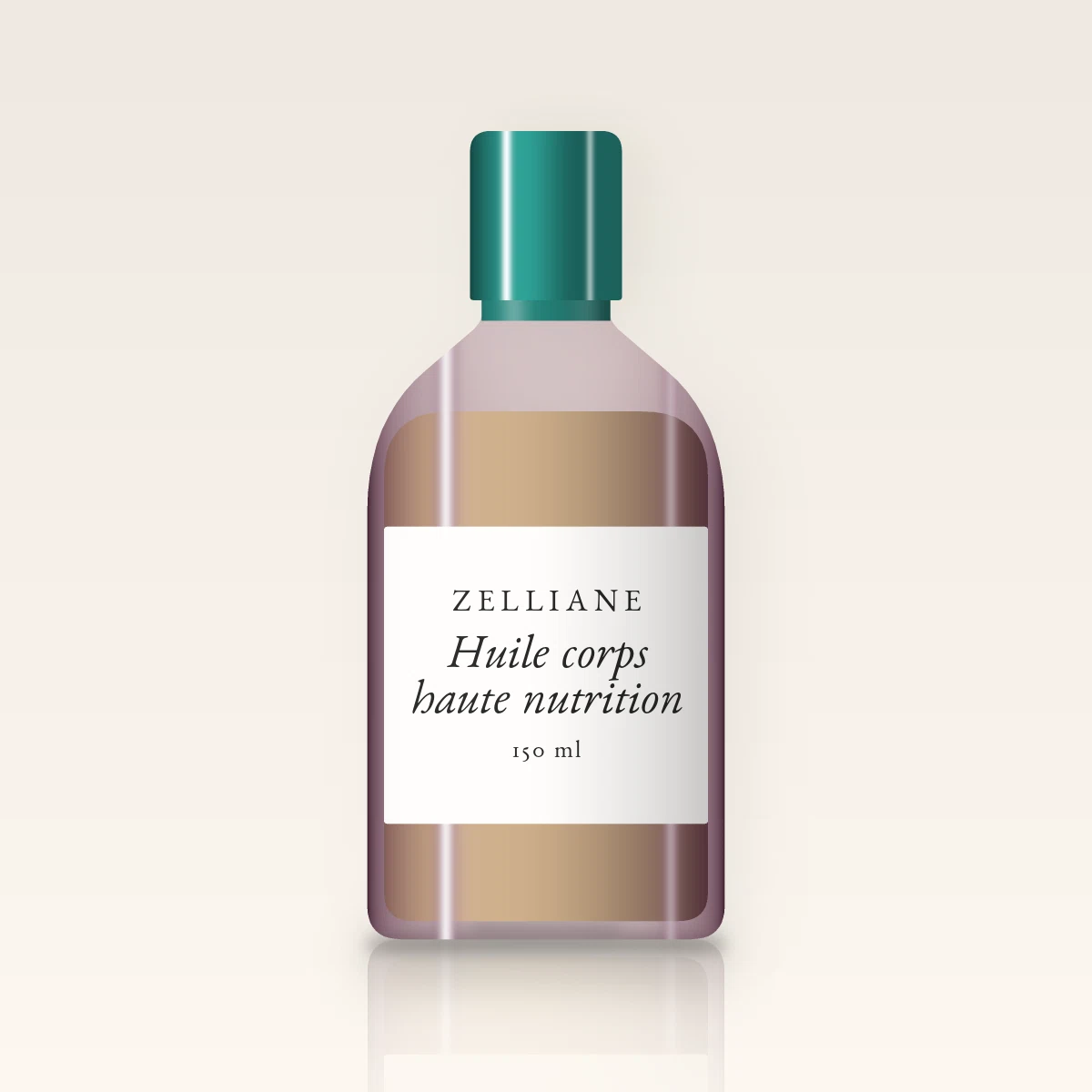 Huile corps sèche haute nutrition au calendula – Zelliane, flacon 150 ml