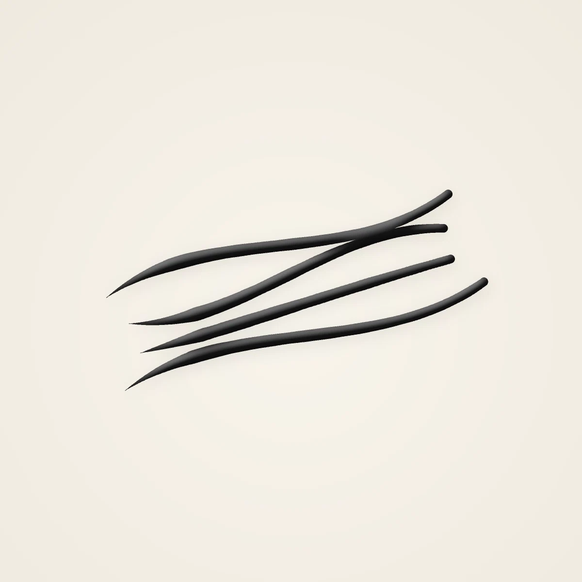 Eyeliner Soie Carmin à l'huile de ricin – Balcon Pourpre, aperçu de la teinte Noir