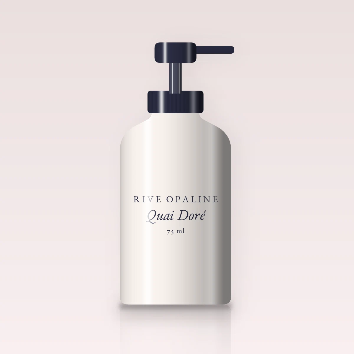 Quai Doré crème hydratante désaltérante – Rive Opaline, flacon-pompe 75 ml