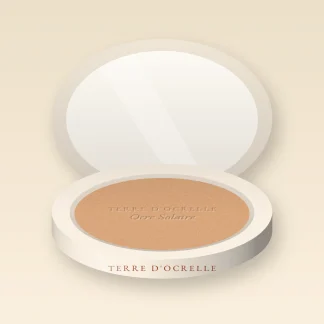 Terre de soleil Ocre Solaire au beurre de mangue – Terre d'Ocrelle, boîtier 15 g, teinte 01 Hâle léger