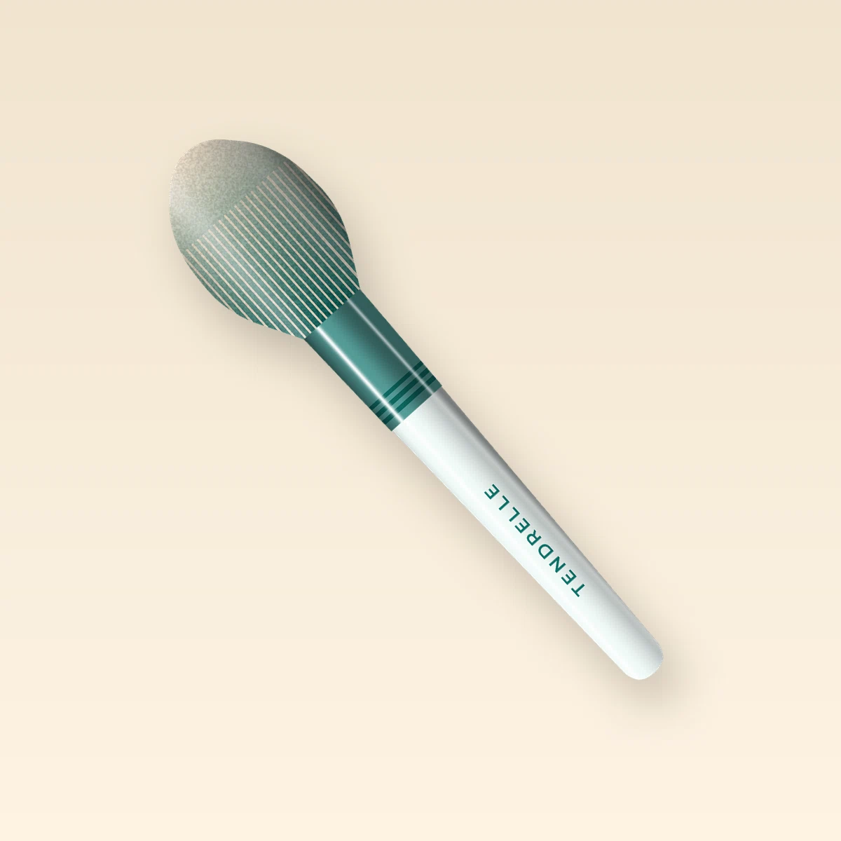 Brosse Cocon Tendre en bois d'acacia – Tendrelle, vue de face