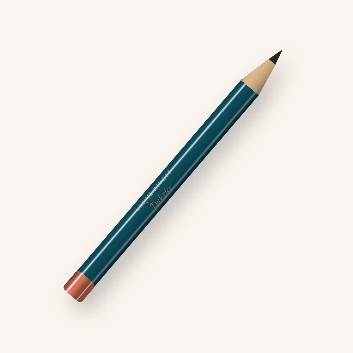 Crayon à sourcils haute tenue Tuileries – Laque Rivoli, 0,1 g, teinte 15 Noir doux