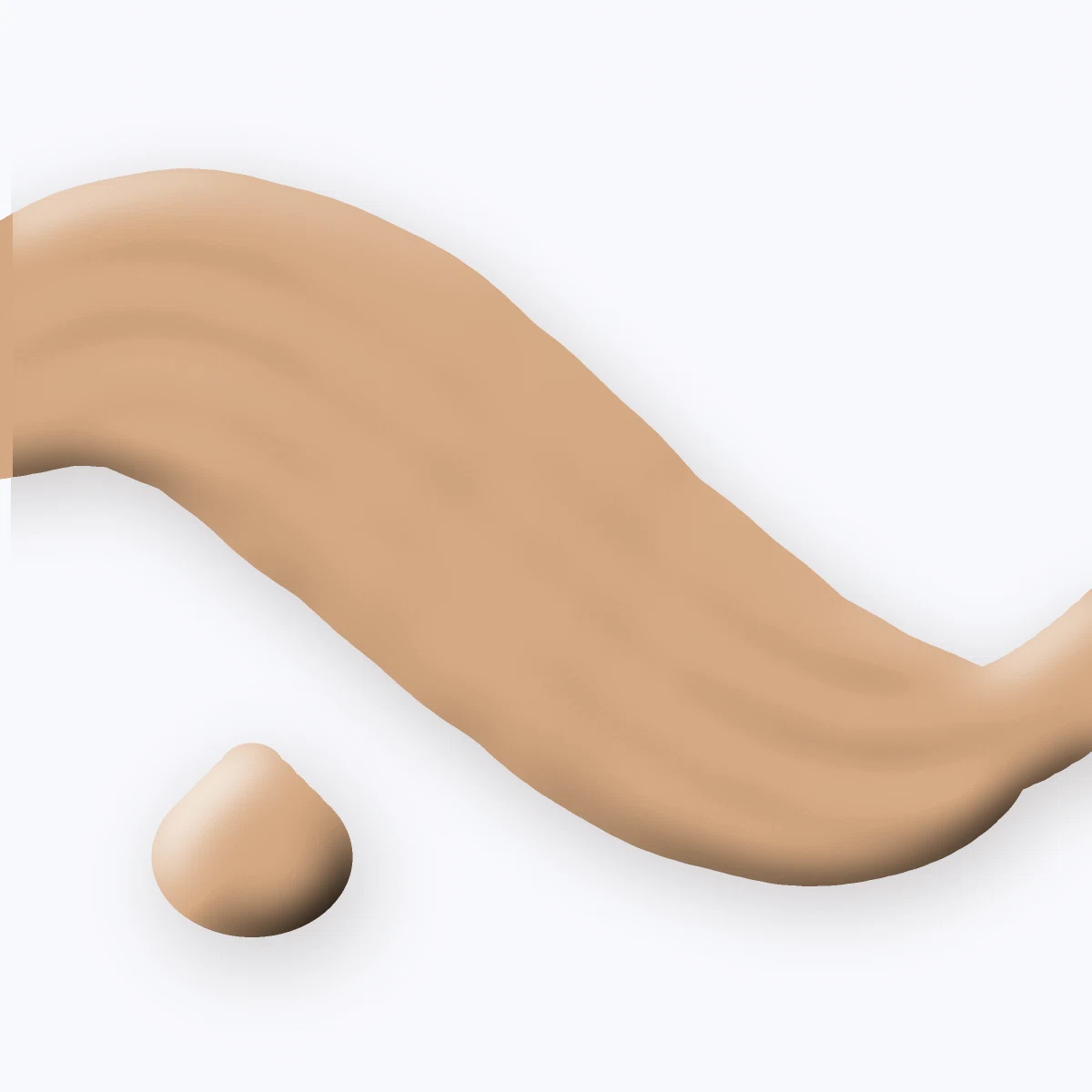 Fond de teint Cinq Minutes aux peptides – Joli Quotidien, aperçu de la teinte 11 Sable