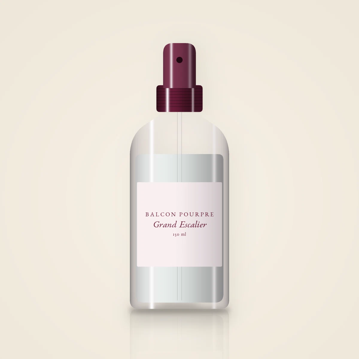 Brume Grand Escalier souriante à la framboise – Balcon Pourpre, flacon spray 150 ml