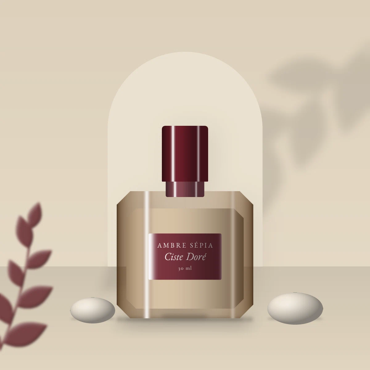 Parfum Ciste Doré suave – Ambre Sépia, photo d'ambiance