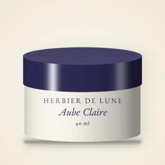 Crème hydratante fraîcheur Aube Claire – Herbier de Lune, pot 40 ml