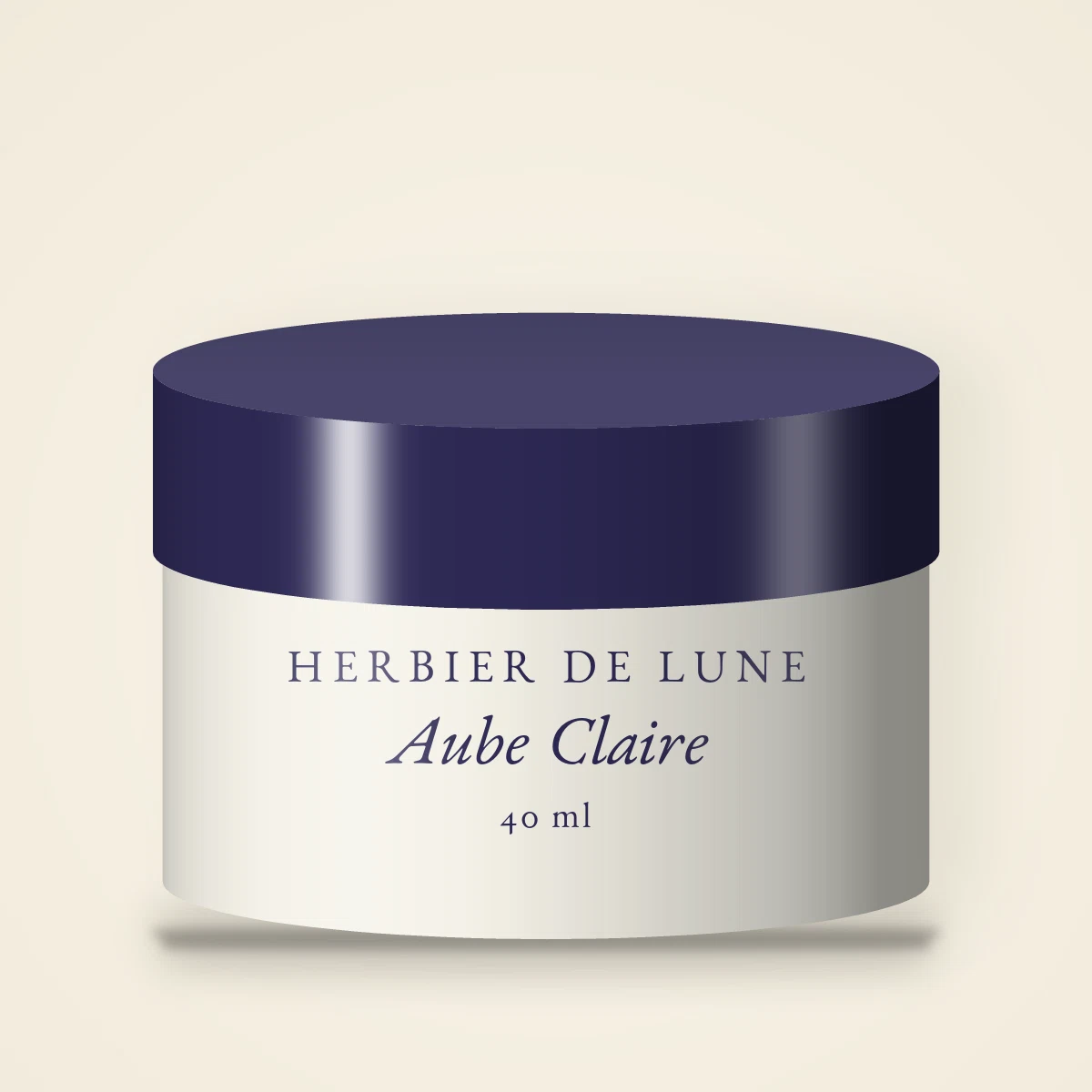 Crème hydratante fraîcheur Aube Claire – Herbier de Lune, pot 40 ml
