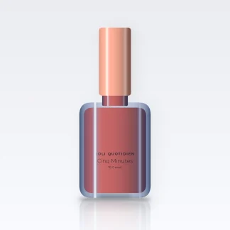 Vernis à ongles Cinq Minutes à l'huile d'abricot – Joli Quotidien, flacon 10 ml, teinte 10 Corail