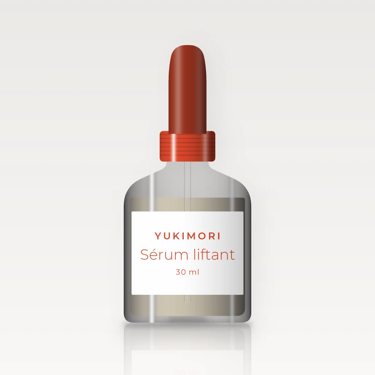Sérum liftant au panthénol – Yukimori, flacon compte-gouttes 30 ml