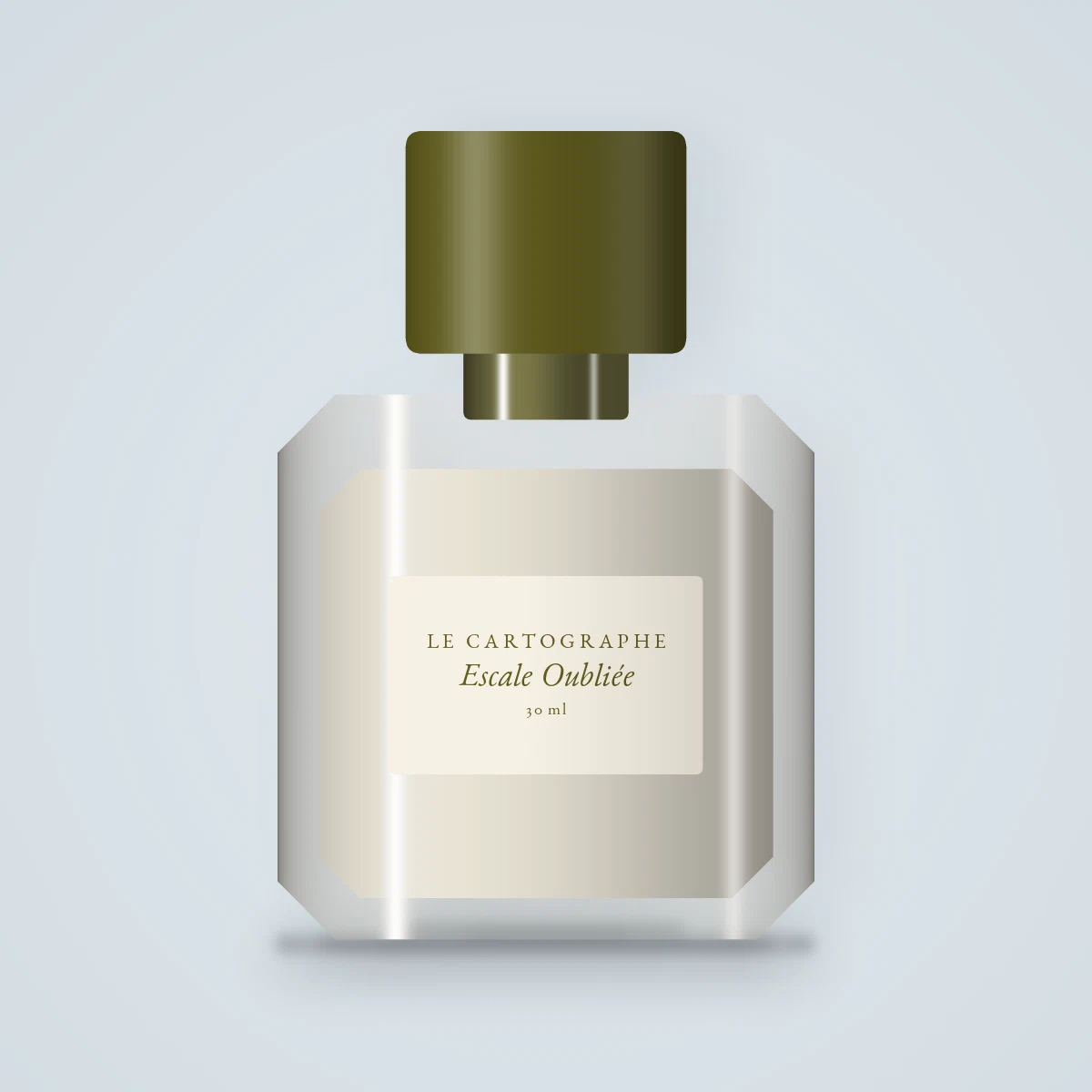 Parfum Escale Oubliée charismatique à l'iris – Le Cartographe, flacon 30 ml
