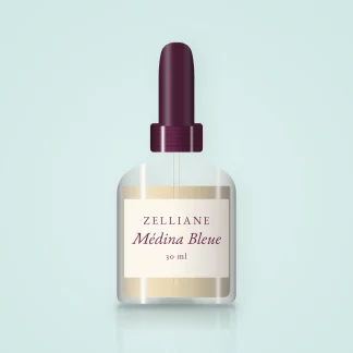 Sérum de nuit Médina Bleue – Zelliane, flacon compte-gouttes 30 ml