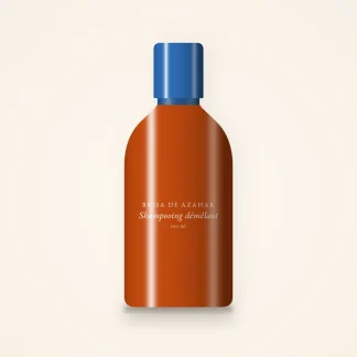 Shampooing démêlant à l'extrait de ginseng – Brisa de Azahar, flacon 100 ml