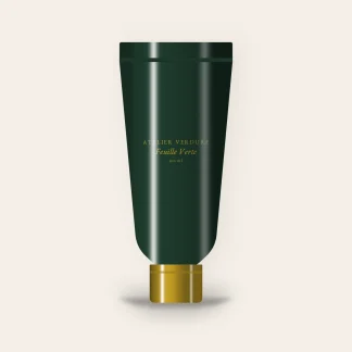 Gommage visage doux Feuille Verte – Atelier Verdure, tube 100 ml