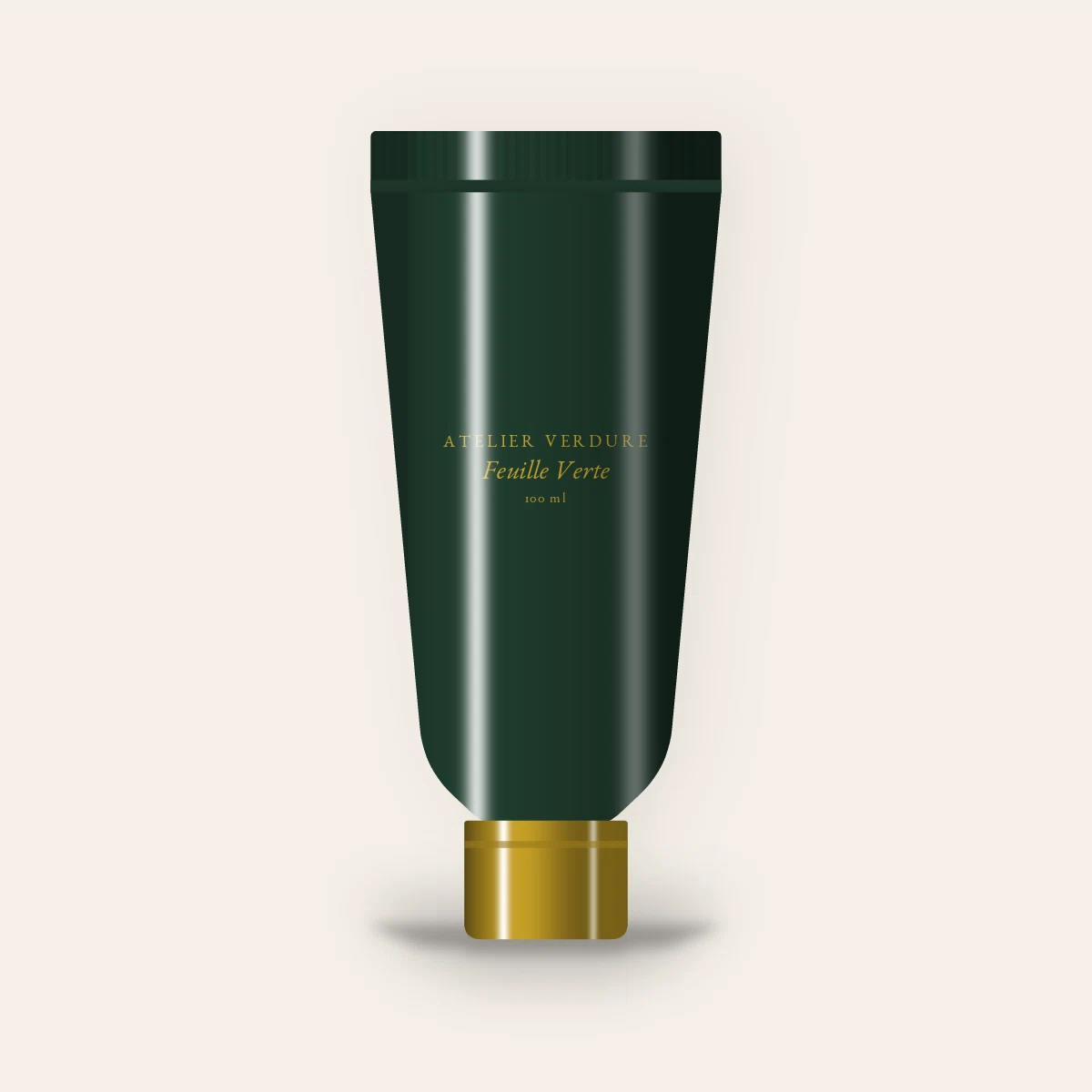 Gommage visage doux Feuille Verte – Atelier Verdure, tube 100 ml