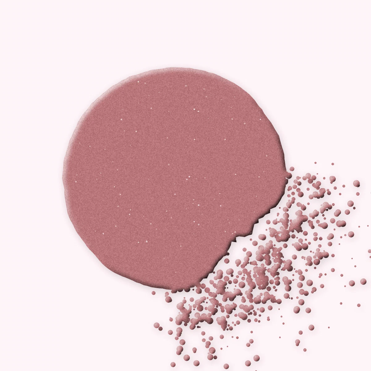 Blush couleur pure à l'huile d'abricot – Sopoong, aperçu de la teinte 09 Bois de rose