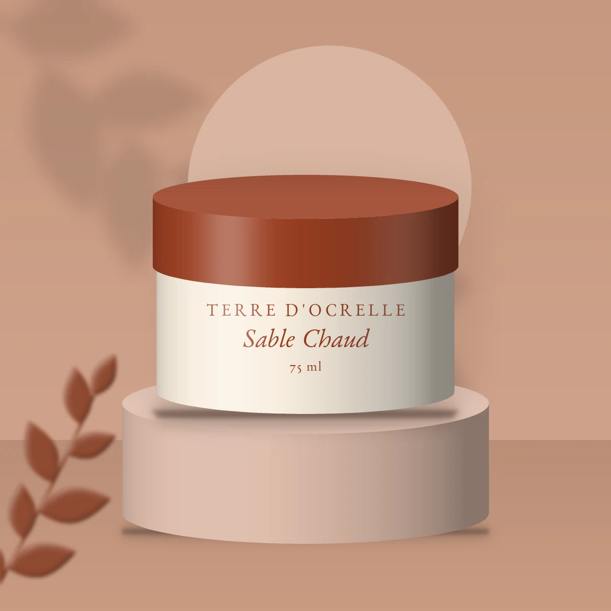 Sable Chaud crème hydratante riche – Terre d'Ocrelle, photo d'ambiance