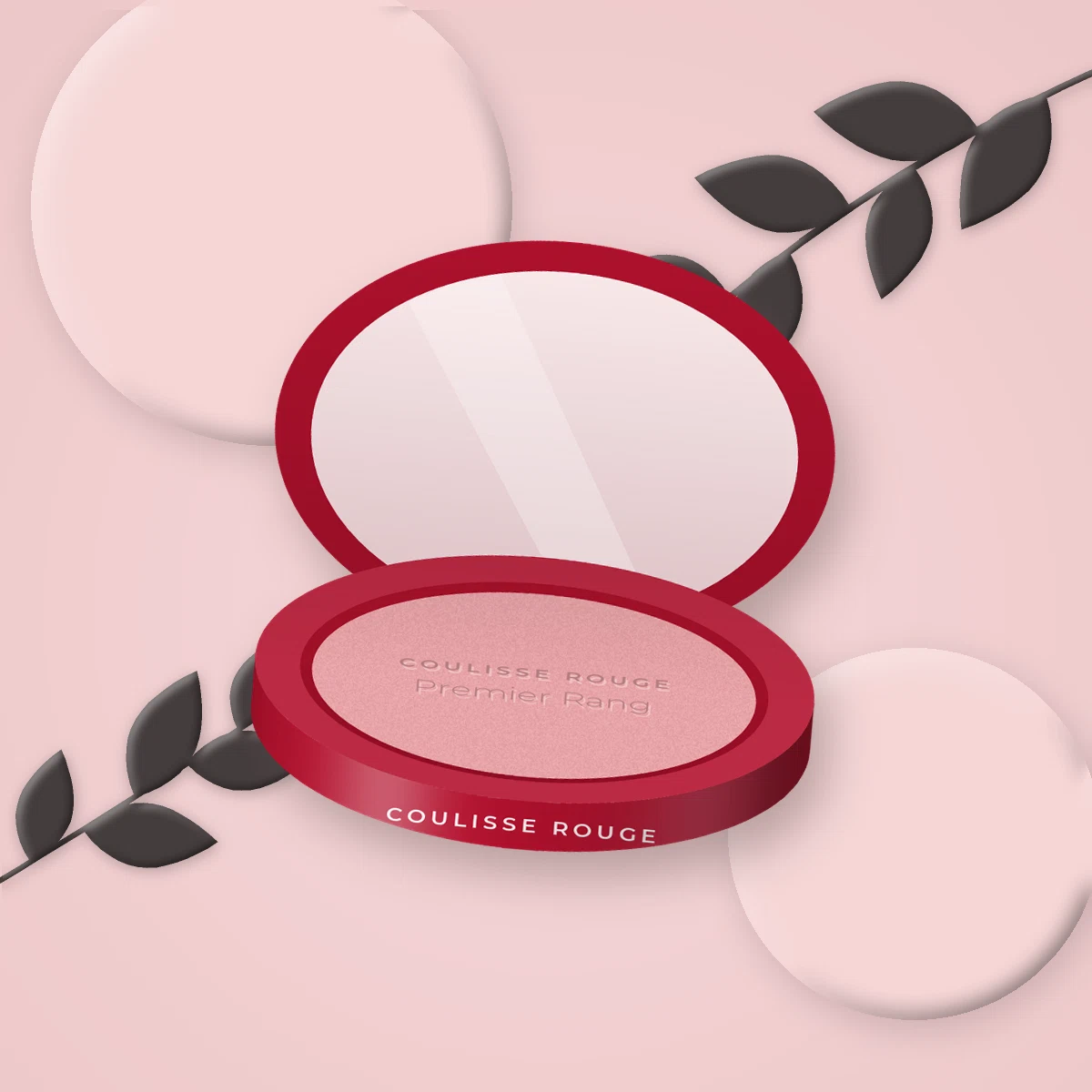 Blush Premier Rang à l'extrait de pêche – Coulisse Rouge, photo d'ambiance
