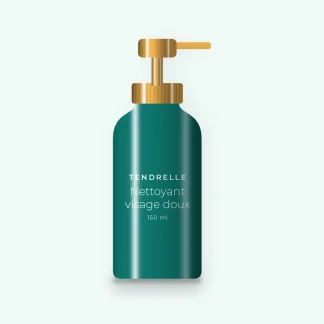 Nettoyant visage doux à l'hydrolat de néroli – Tendrelle, flacon-pompe 150 ml