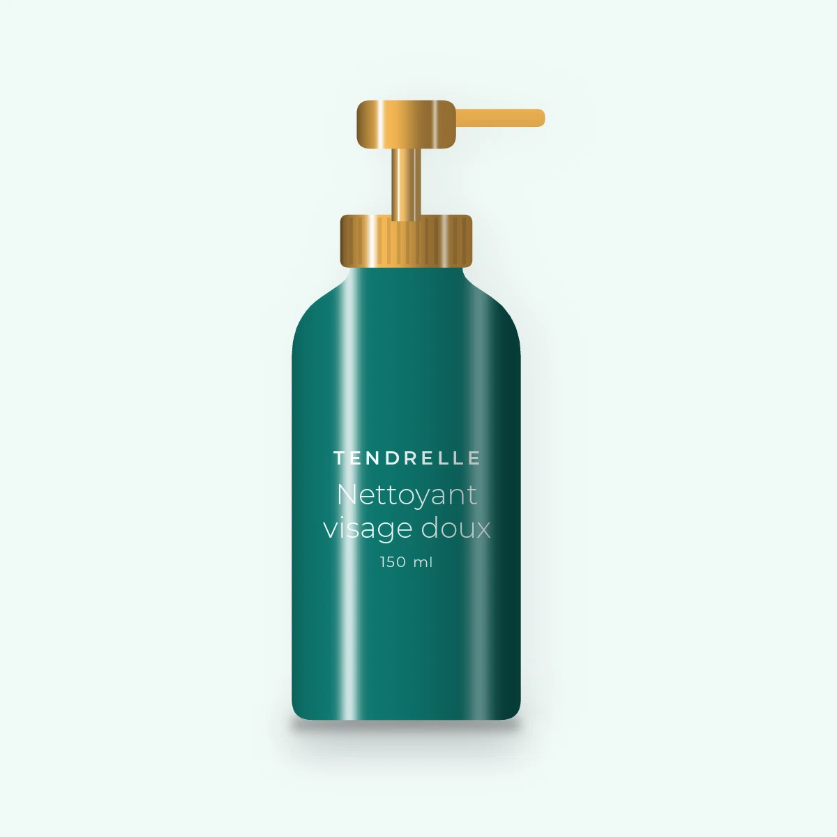 Nettoyant visage doux à l'hydrolat de néroli – Tendrelle, flacon-pompe 150 ml