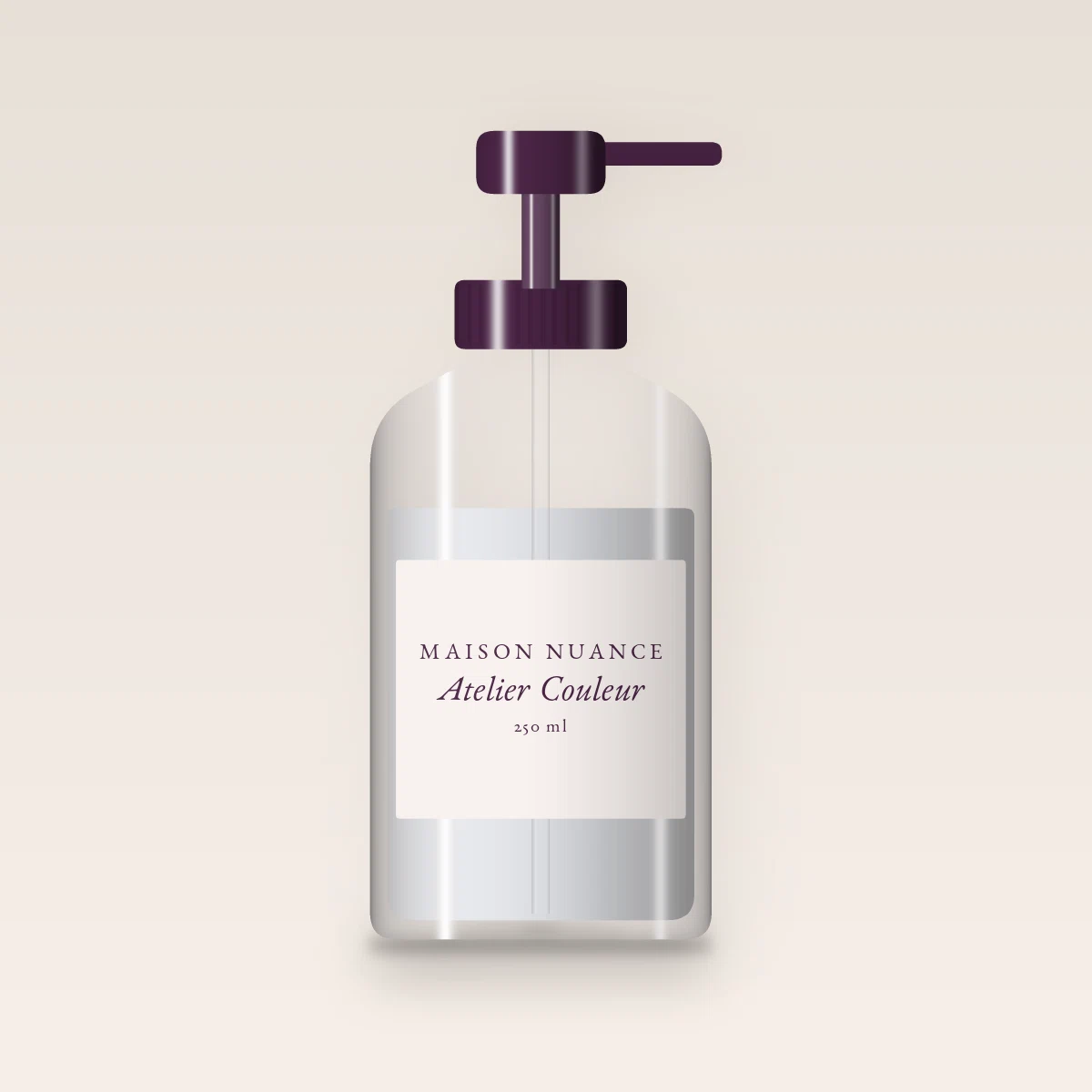 Shampooing Atelier Couleur à l'extrait de bouleau – Maison Nuance, flacon-pompe 250 ml