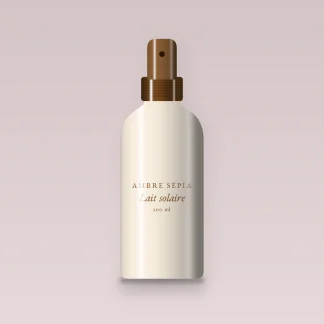 Lait solaire hydratation intense au calendula SPF 30 – Ambre Sépia, flacon spray 200 ml