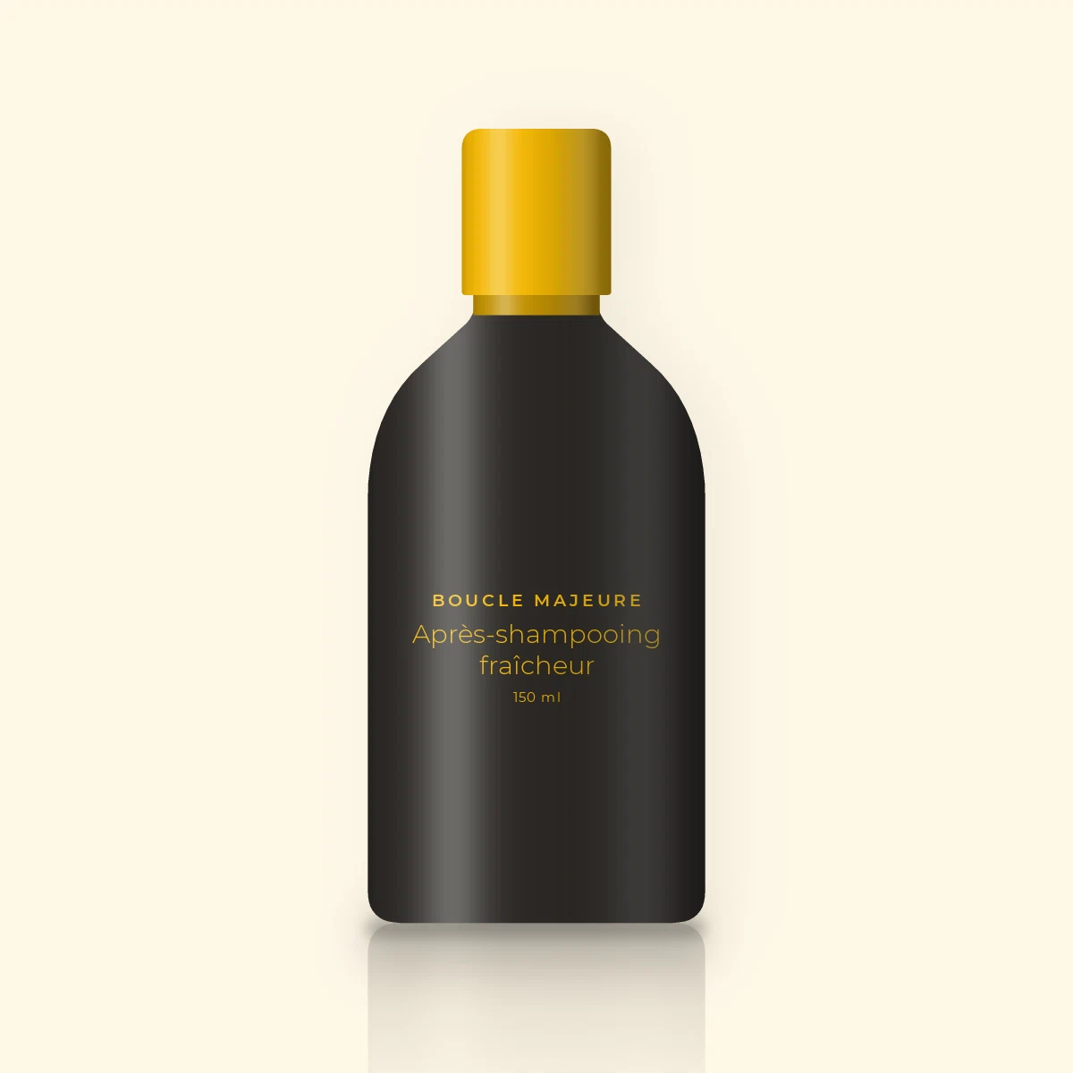 Après-shampooing fraîcheur aux protéines de soja – Boucle Majeure, flacon 150 ml