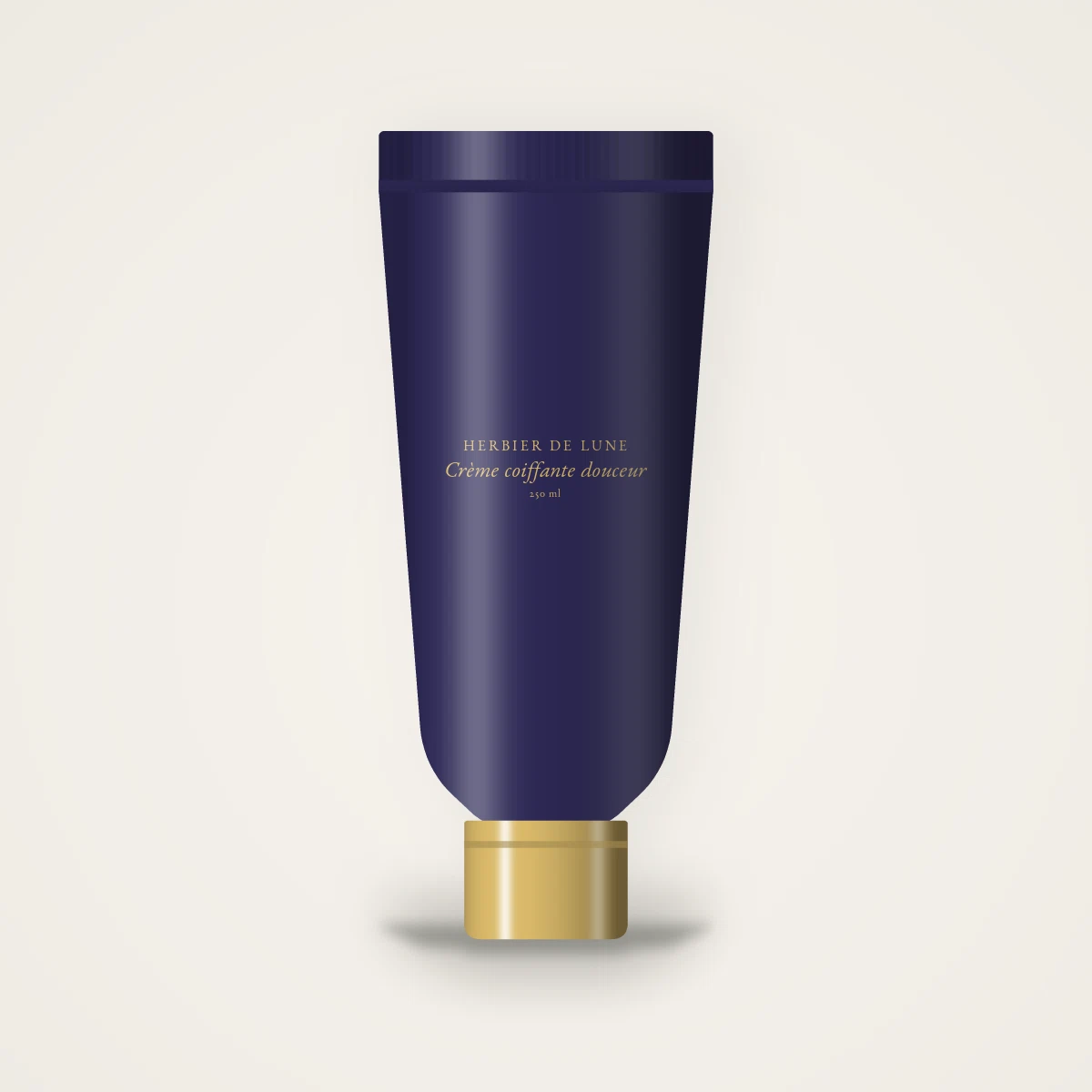 Crème coiffante douceur à la cire de riz – Herbier de Lune, tube 250 ml