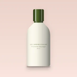 Gel douche Pomme Sauvage à l'huile d'argan – Les Jardins d'Aulne, flacon 100 ml