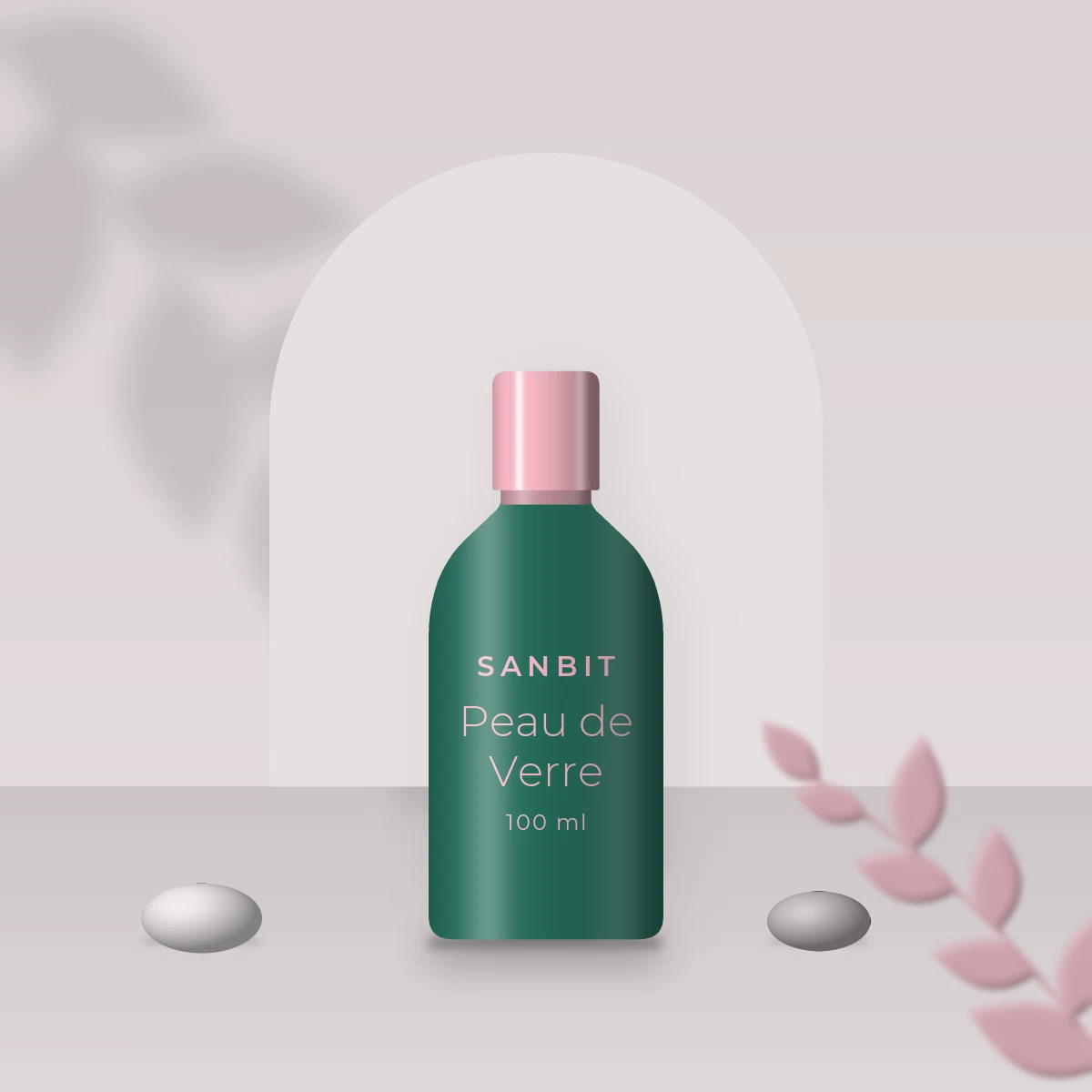 Lotion tonique Peau de Verre à l'extrait de réglisse – Sanbit, photo d'ambiance