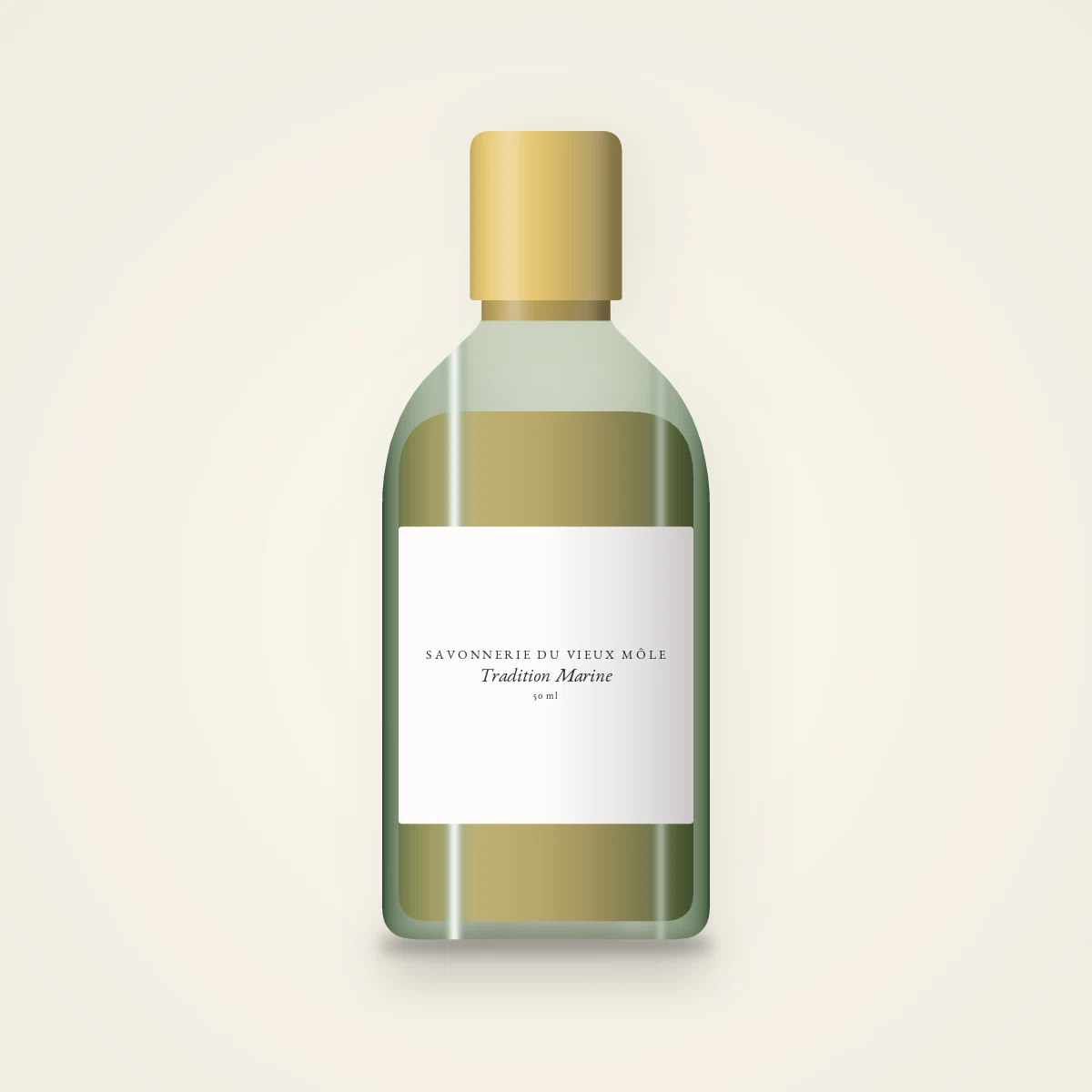 Huile à barbe Tradition Marine haute nutrition – Savonnerie du Vieux Môle, flacon 50 ml