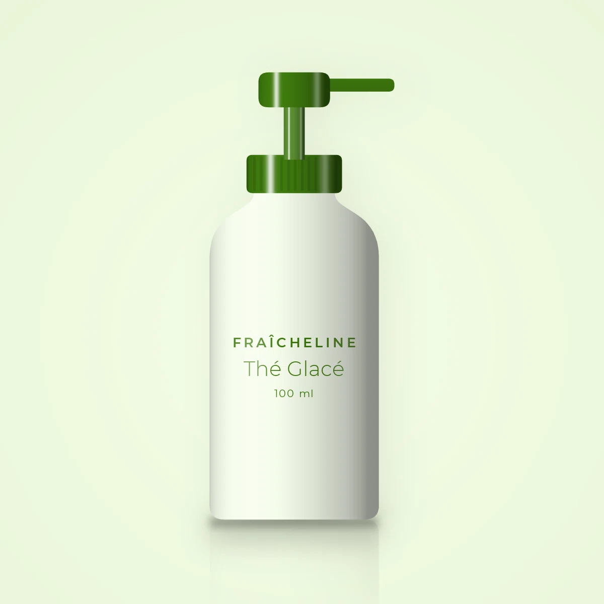 Huile capillaire Thé Glacé au camélia – Fraîcheline, flacon-pompe 100 ml