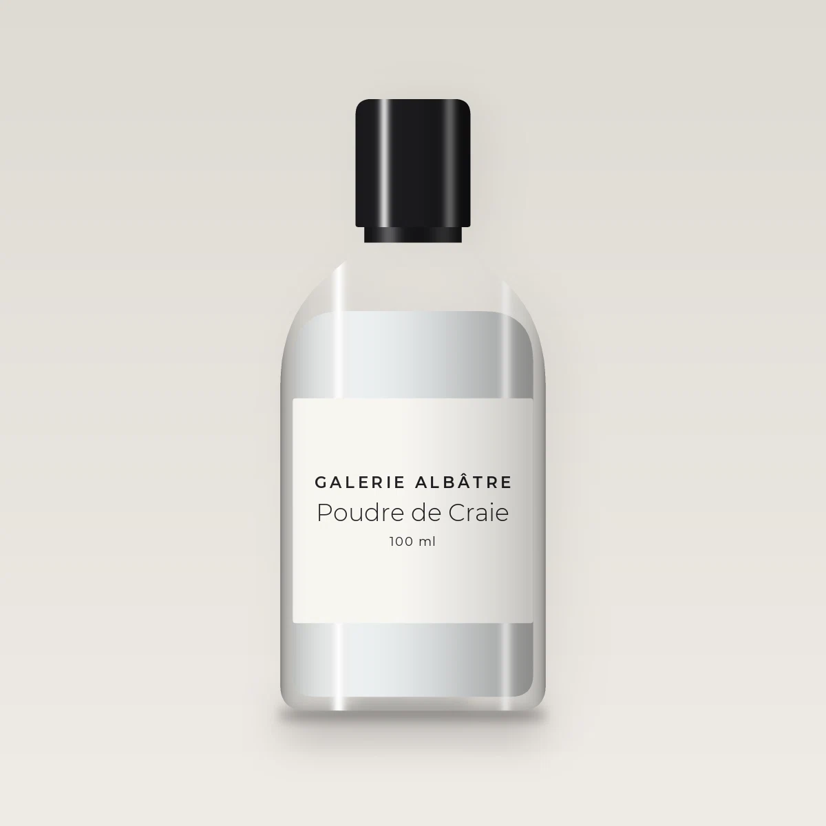 Poudre de Craie lotion tonique peaux sensibles – Galerie Albâtre, flacon 100 ml