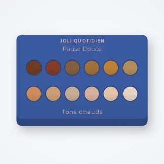 Palette yeux confort Pause Douce – Joli Quotidien, 9 × 1 g, teinte Tons chauds