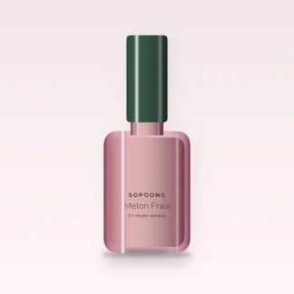 Vernis à ongles effet semi-permanent Melon Frais – Sopoong, flacon 10 ml, teinte 03 Nude laiteux