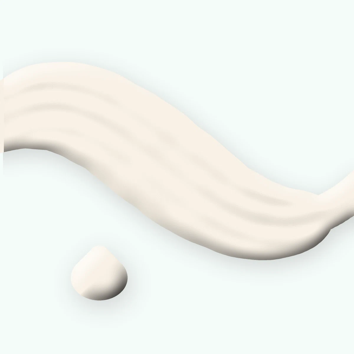 Crème solaire visage fraîche Pur Quotidien SPF 50+ – Tendrelle, aperçu de la texture