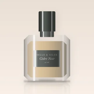 Parfum Cèdre Noir intense – Selle & Silex, flacon 30 ml