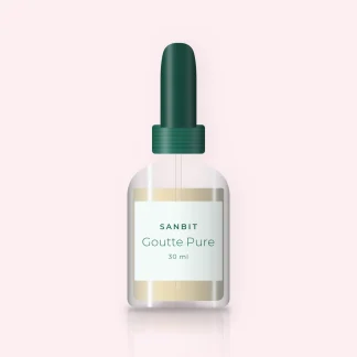 Sérum lissant Goutte Pure – Sanbit, flacon compte-gouttes 30 ml