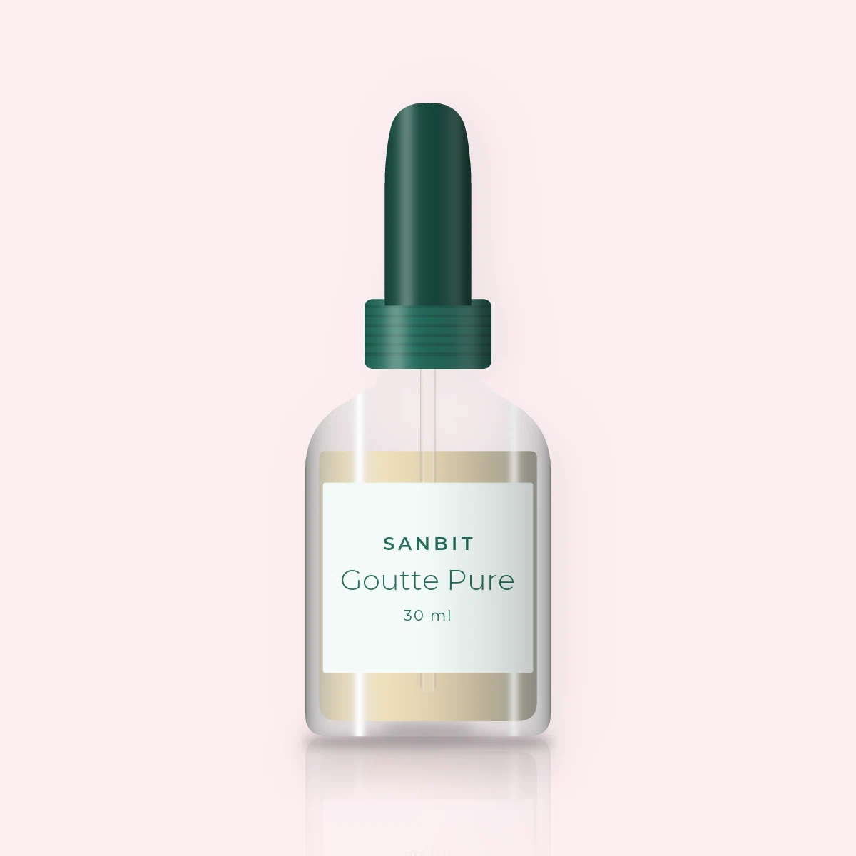 Sérum lissant Goutte Pure – Sanbit, flacon compte-gouttes 30 ml