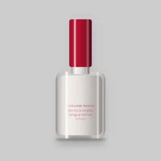 Vernis à ongles longue tenue au panthénol – Coulisse Rouge, flacon 10 ml, teinte 01 Cristal