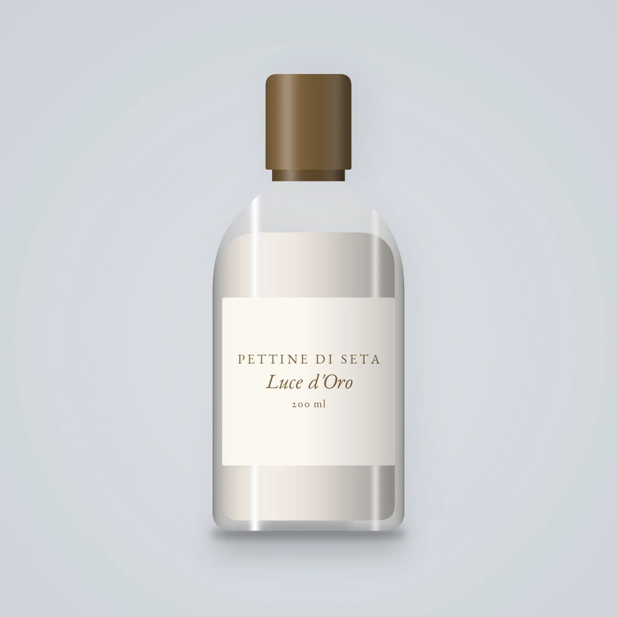 Après-shampooing Luce d'Oro à l'extrait de pomme – Pettine di Seta, flacon 200 ml