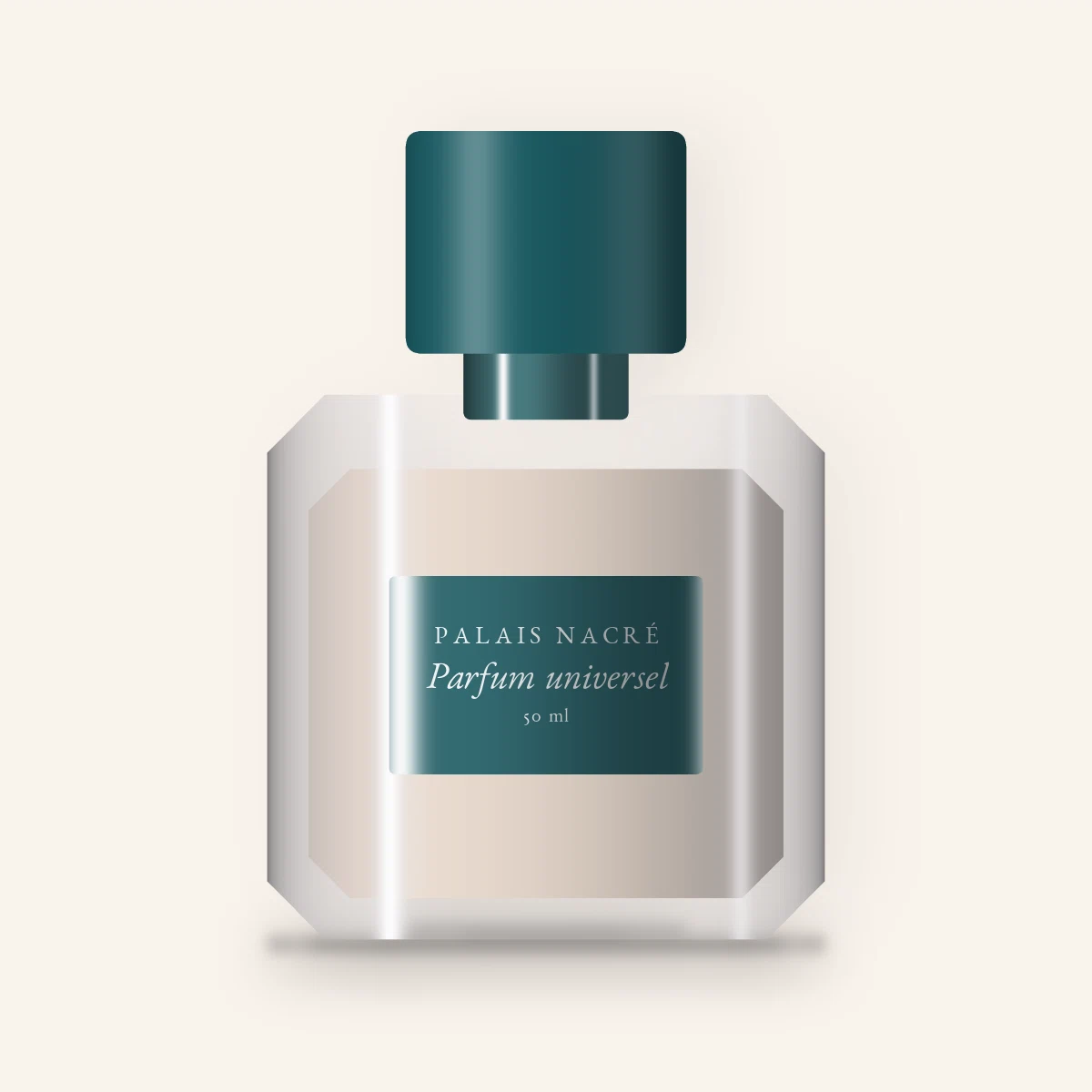 Parfum mixte universel à la vanille – Palais Nacré, flacon 50 ml